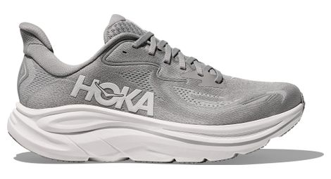 Hoka clifton 10 uomo scarpe da corsa grigio/bianco