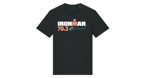 Maglietta a maniche corte ironman 70.3 duisburg black uomo
