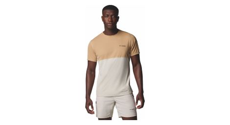 T-shirt technique homme columbia graphique cirque river pro beige