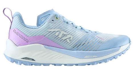 Zapatillas de trail lowa madrix azul/rosa, mujer
