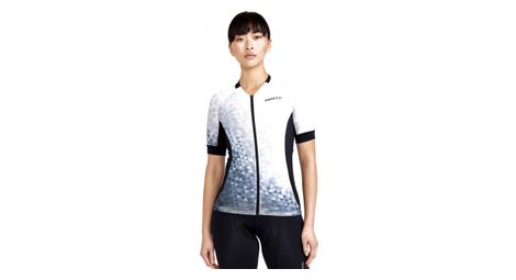 Maillot manches courtes femme craft adv endur graphic noir blanc