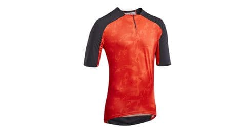 Maglia rockrider st 500 a manica corta rossa