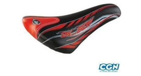 SELLE ENFANT JUNIOR 24/26 POUCES 920 STORM MONTE GRAPPA NOIR/ROUGE AVEC CHARIOT DE SELLE