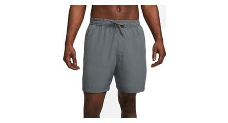 Pantalón corto nike dri-fit form 7in gris xl