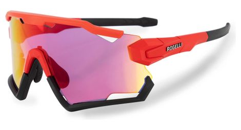 Lunettes Velo Rogelli Switch - Unisexe - Rouge/Noir