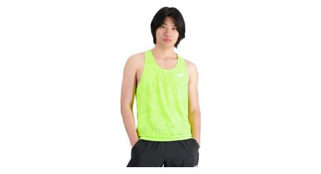 Debardeur new balance q speed jaune