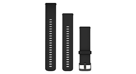 garmin quick release 22 mm silicone wristband black grey