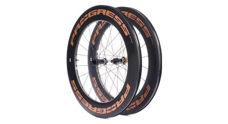 Paire de roues progress space disc ltd | 12x100/12x142 mm | center lock | campagnolo n3w