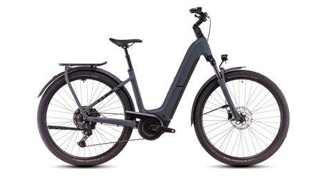 Cube kathmandu hybrid one 600 easy entry bicicletta elettrica ibrida shimano cues 10s 600 wh 700 mm grigio ombra 2025