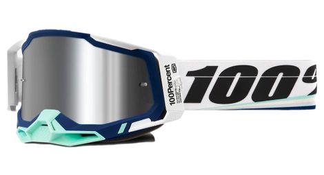 Masque 100 racecraft 2 arsham blanc verres miroir argents