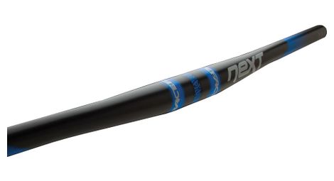 Manillar race face next flat carbon - 720mm azul