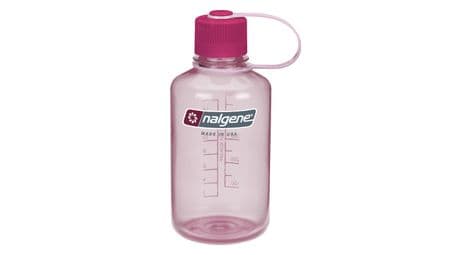 Botella de agua nalgene 0.5l apertura pequeña rosa