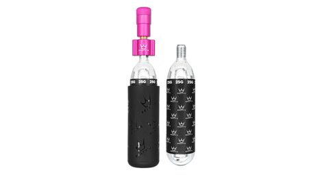 Peaty's holeshot mtb pink co2 inflator + 2 co2 cartridges (25g)