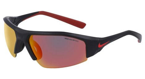 Lunettes nike skylon ace 22 m red mirror noir rouge