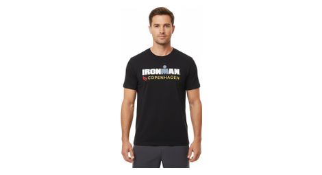 camiseta de manga corta ironman copenhague negra para hombre