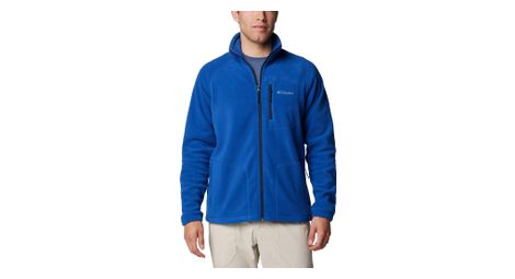Columbia fast trek ii fleecejacke mit durchgehendem reißverschluss in blau für herren