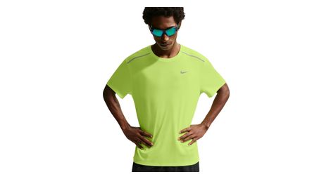 Nike Miler heren shirt met korte mouwen, geel