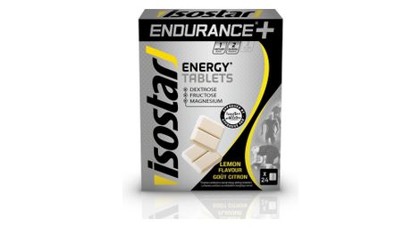 Tablettes énergétiques Isostar Endurance+ Citron - 24 tablettes