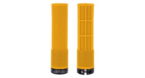 Dmr brendog deathgrip flangeless grips yellow