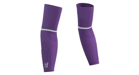 Manchettes compressport armforce ultralight violet