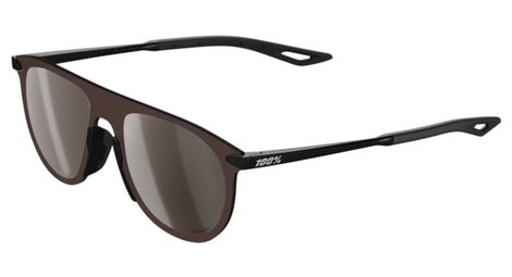 Lunettes 100% Legere Coil Matte Black - HiPER Silver Mirror