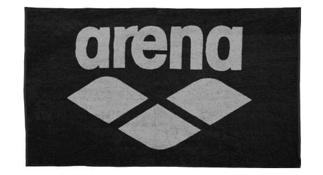 Serviette arena pool soft towel - black grey