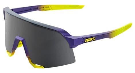 100% goggles - s3 - matte metallic digital brights - smoke lenses