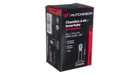 Hutchinson chambre à air standard 16 x 1.70 à 2.35 mm schrader 35mm