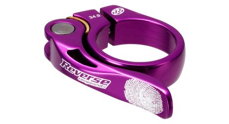 Collier de selle reverse long life 34.9 mm violet