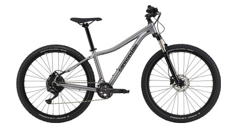 Vtt semi rigide cannondale trail women s 5 shimano deore 10v 27 5 gris lavande