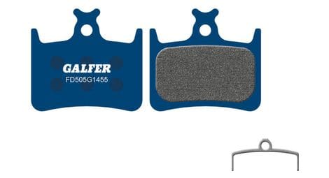 Paire de plaquettes semi-métalliques galfer fd505 g1455 road pour freins hope rx4 (sram)