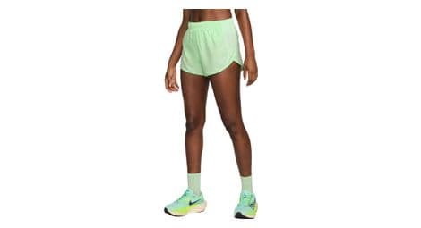 Short femme nike dri-fit tempo race vert