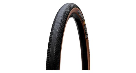 Pneu gravel hutchinson overide 700 mm tubeless ready souple reinforced+ bi-compound flancs beiges tan