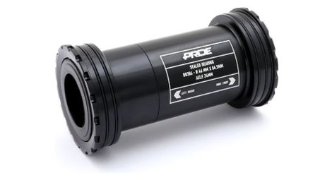pride racing bb386 interlock ceramic bottom bracket black