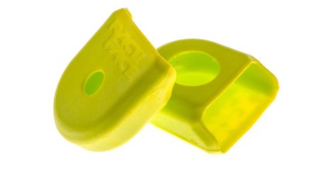 Race face paire de proteges manivelles carbone boot pedal jaune