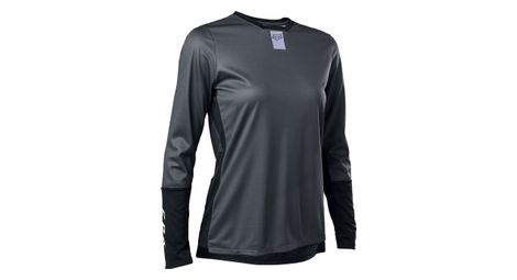 Fox defend damen langarmtrikot dark shadow / grau