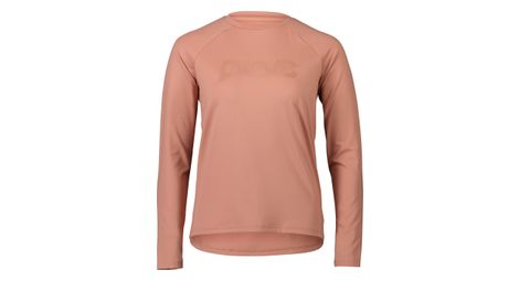 Maillot manches longues femme poc reform enduro rock salt rose