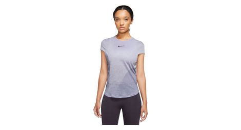 Maillot manches courtes femme nike dri-fit run division bleu violet