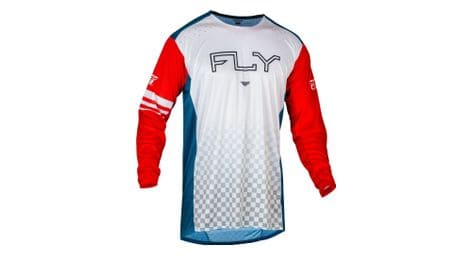 Maillot manches longues fly rayce rouge blanc bleu