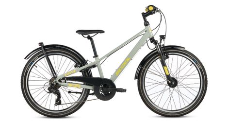 S’COOL troX pro, vélo enfant, 7 vitesses, Bleu foncé/Rose