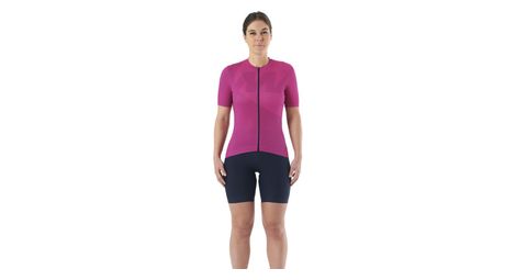 Maillot manches courtes femme mavic icon graphic rose
