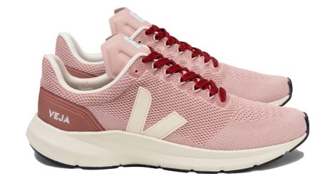 Chaussures de running Veja Marlin LT V-Knit Rose Blanc Femme