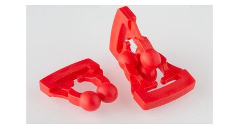 Pack 2 attaches rapides clip'on® rouge - clip'on®