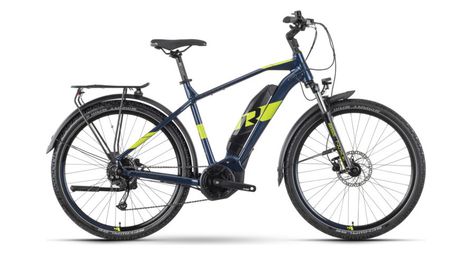 Vtc électrique raymon crossray e 3.0 shimano alivio/altus 9v 500 wh 27.5 bleu 2022