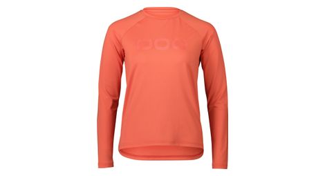 Maglia a manica lunga poc reform enduro ammolite coral donna