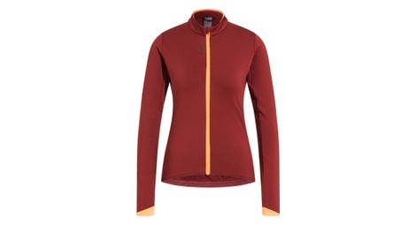 women s cycling jacket odlo full zip zeroweight ceramiwarm red