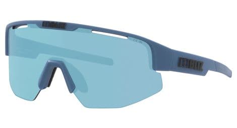 Bliz matrix small brille mattblau - ice blue mirror