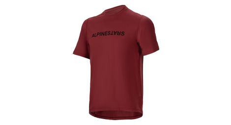 Maillot manches courtes enfant alpinestars a-dura switch bordeaux