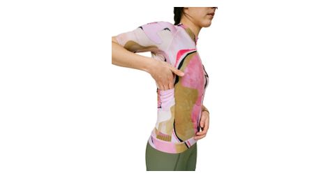 Maillot de manga corta para mujer wilma muriel rosa