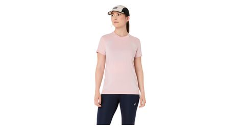 Maillot Manches Courtes Asics Road Seamless Rose Femme
